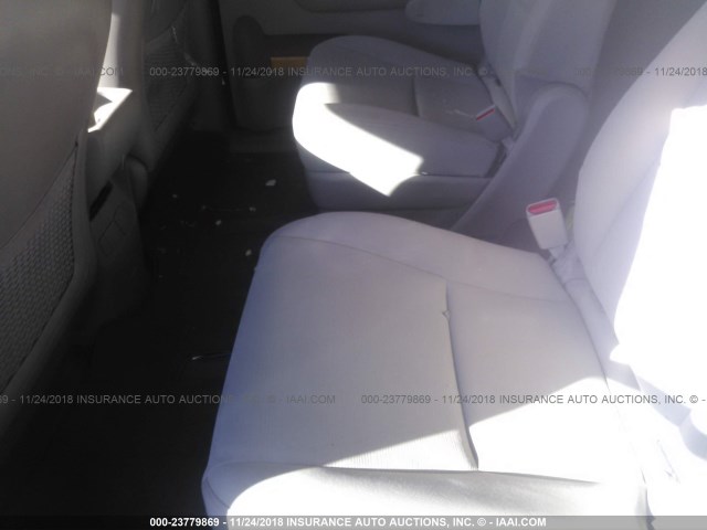 KNDMB5C19F6065884 - 2015 KIA SEDONA LX GRAY photo 8