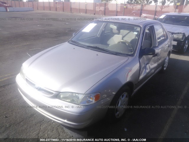 1NXBR12E9YZ328577 - 2000 TOYOTA COROLLA VE/CE/LE TAN photo 2