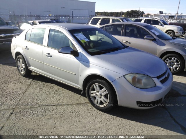 1G1AL55F567642003 - 2006 CHEVROLET COBALT LT SILVER photo 1