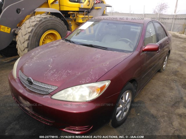 JTDBF30K920016470 - 2002 TOYOTA CAMRY LE/XLE/SE RED photo 2