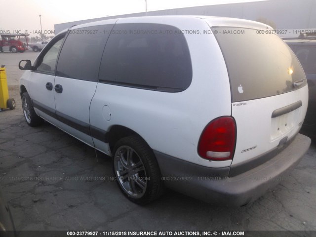 2B4GP4439WR565896 - 1998 DODGE GRAND CARAVAN SE WHITE photo 3