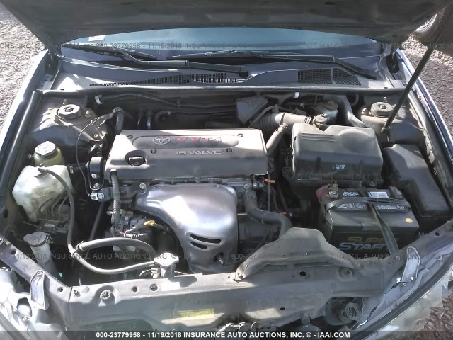 4T1BE30K65U035649 - 2005 TOYOTA CAMRY LE/XLE/SE BLUE photo 10