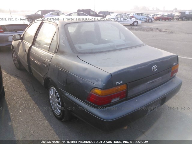 1NXAE09B2RZ167696 - 1994 TOYOTA COROLLA LE/DX GREEN photo 3