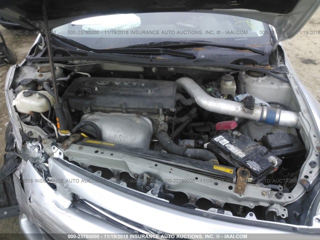 JTKDE177960125866 - 2006 TOYOTA SCION TC 银色 照片 10