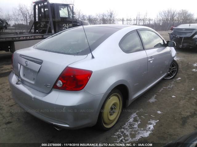 JTKDE177960125866 - 2006 TOYOTA SCION TC 银色 照片 4