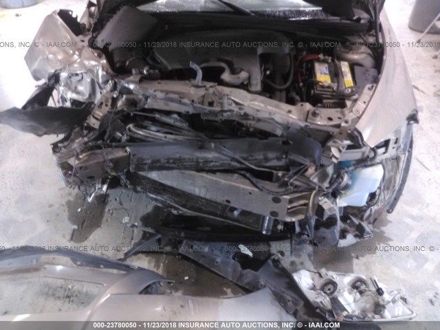 1G1ZH57B68F238425 - 2008 CHEVROLET MALIBU 1LT BROWN photo 10