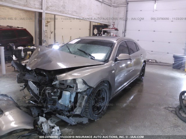 1G1ZH57B68F238425 - 2008 CHEVROLET MALIBU 1LT BROWN photo 2