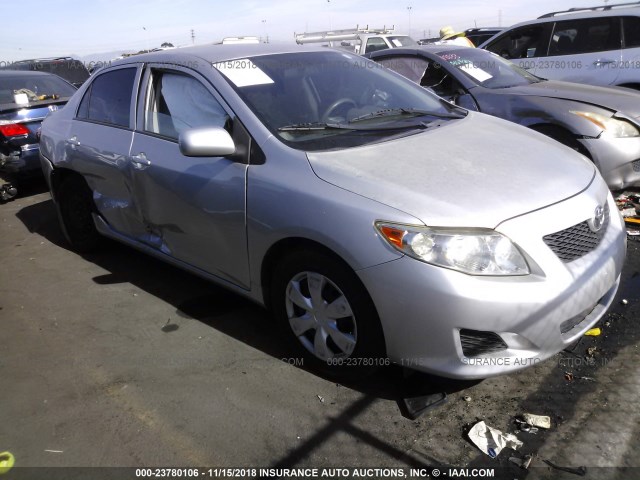 1NXBU4EE4AZ170862 - 2010 TOYOTA COROLLA S/LE/XLE SILVER photo 1