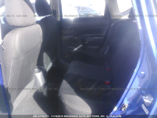 3N1CE2CP8FL437293 - 2015 NISSAN VERSA NOTE S/S PLUS/SV/SL/SR BLUE photo 8