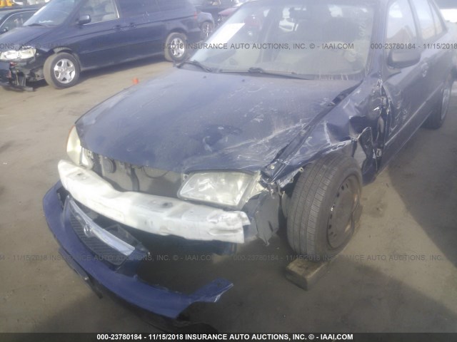 JM1BJ2222Y0263635 - 2000 MAZDA PROTEGE DX/LX BLUE photo 6