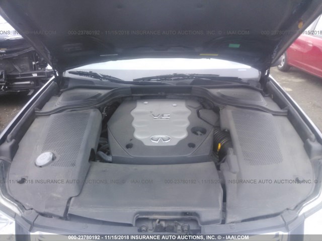 JNKAY01F58M653099 - 2008 INFINITI M35 SPORT GRAY photo 10