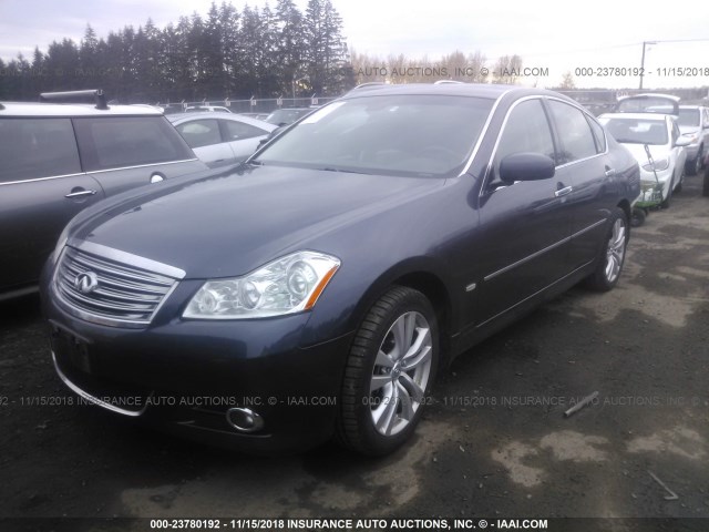 JNKAY01F58M653099 - 2008 INFINITI M35 SPORT GRAY photo 2