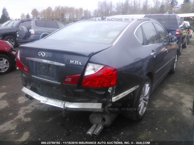 JNKAY01F58M653099 - 2008 INFINITI M35 SPORT GRAY photo 4