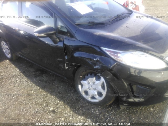 3FADP4BJ6DM159561 - 2013 FORD FIESTA SE BLACK photo 6