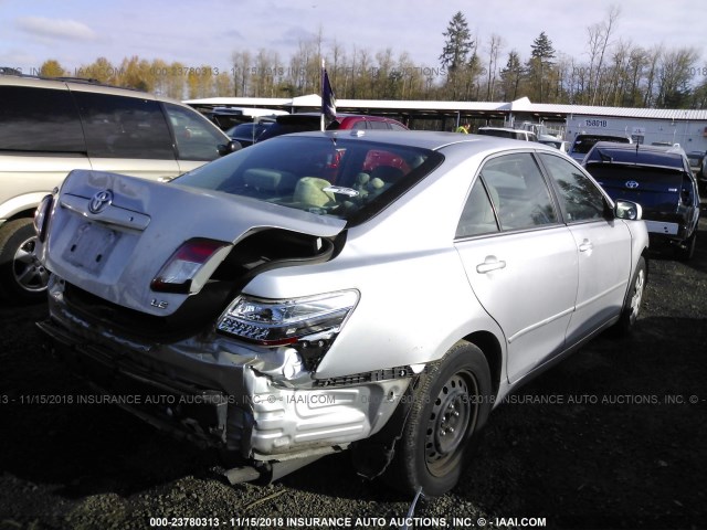 4T1BF3EK5AU088536 - 2010 TOYOTA CAMRY SE/LE/XLE SILVER photo 4