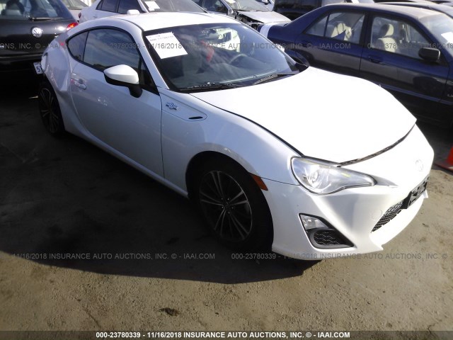 JF1ZNAA13D2717823 - 2013 TOYOTA SCION FR-S WHITE photo 1