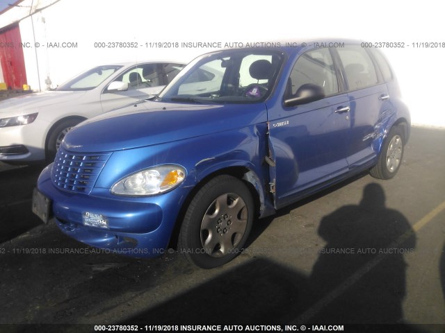 3C4FY58B25T507532 - 2005 CHRYSLER PT CRUISER TOURING BLUE photo 2