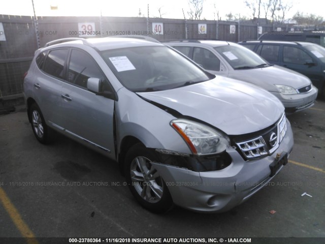 JN8AS5MV9DW641768 - 2013 NISSAN ROGUE S/SV SILVER photo 1