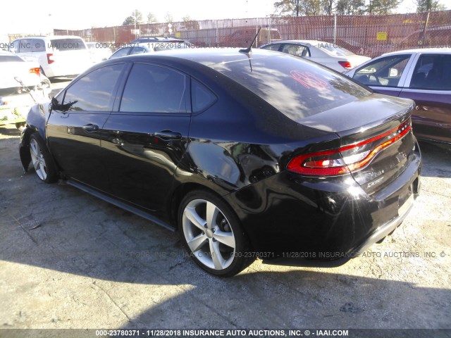 1C3CDFEB8FD112145 - 2015 DODGE DART GT BLACK photo 3