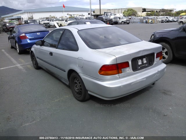 1HGEJ7123WL008906 - 1998 HONDA CIVIC HX SILVER photo 3