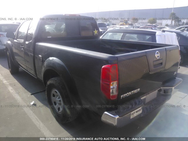 1N6BD06T85C433048 - 2005 NISSAN FRONTIER KING CAB XE BLACK photo 3