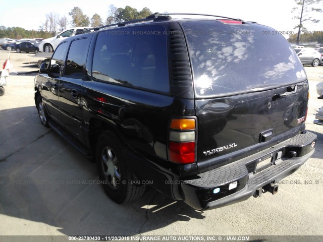 1GKFK66U54J119944 - 2004 GMC YUKON XL DENALI BLACK photo 3