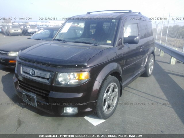 5J6YH18928L012322 - 2008 HONDA ELEMENT SC Dark Brown photo 2