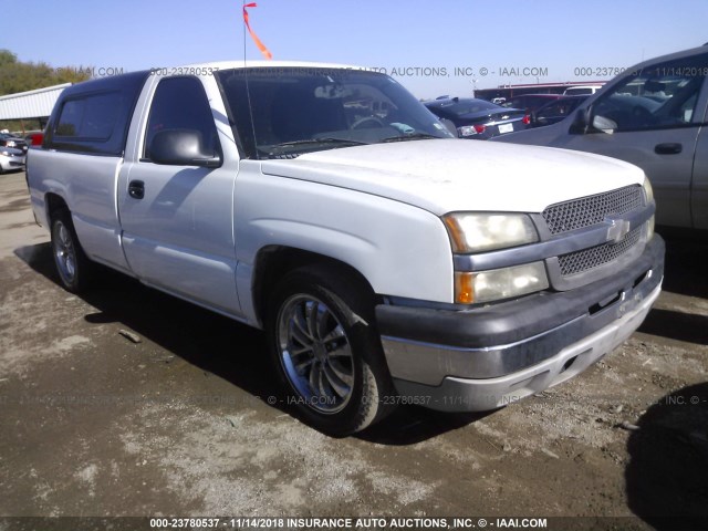 1GCEC14X35Z142680 - 2005 CHEVROLET SILVERADO C1500 WHITE photo 1