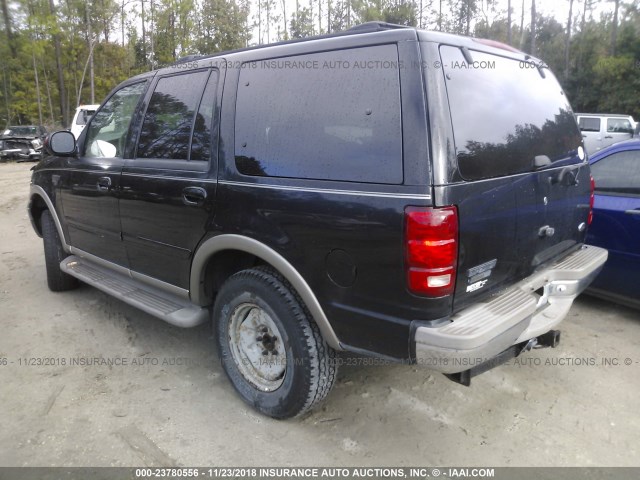 1FMPU18L4YLA23620 - 2000 FORD EXPEDITION EDDIE BAUER Dark Blue photo 3