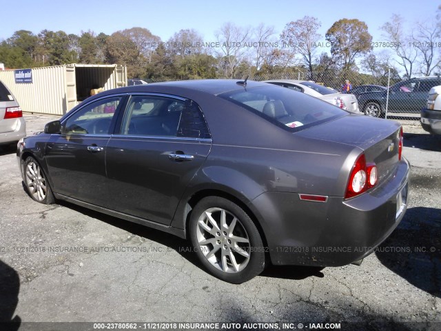 1G1ZE5EB2AF274906 - 2010 CHEVROLET MALIBU LTZ 棕色 照片 3