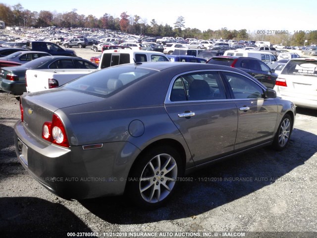 1G1ZE5EB2AF274906 - 2010 CHEVROLET MALIBU LTZ 棕色 照片 4
