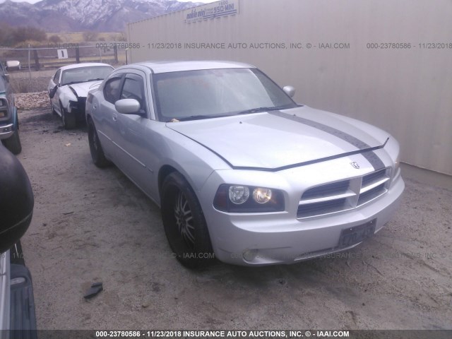 2B3LA53H46H322574 - 2006 DODGE CHARGER R/T SILVER photo 1