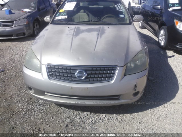 1N4AL11D56C103902 - 2006 NISSAN ALTIMA S/SL BEIGE photo 6