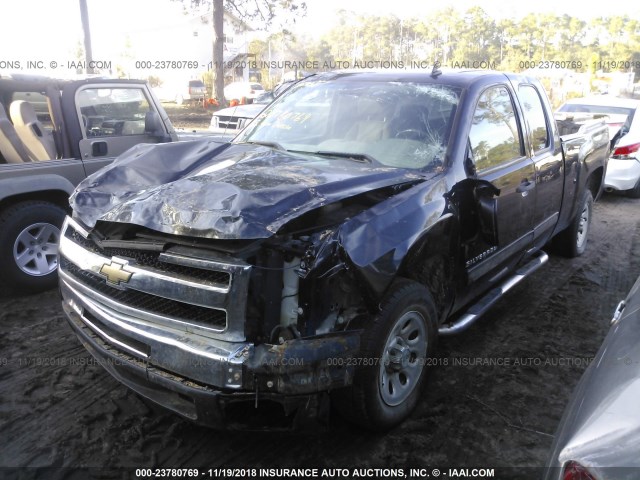 1GCRCREA9BZ214732 - 2011 CHEVROLET SILVERADO C1500  LS BLACK photo 2