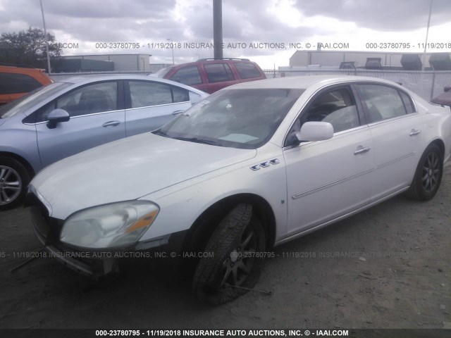 1G4HD57236U127057 - 2006 BUICK LUCERNE CXL WHITE photo 2