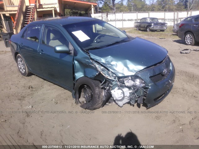 JTDBL40E99J018233 - 2009 TOYOTA COROLLA LE/XLE TEAL photo 1