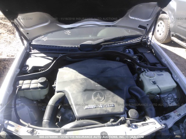 WDBLJ74G32T112804 - 2002 MERCEDES-BENZ CLK 55 AMG SILVER photo 10