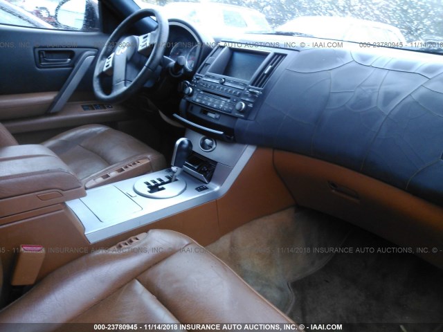 JNRAS08WX3X201889 - 2003 INFINITI FX35 ORANGE photo 5