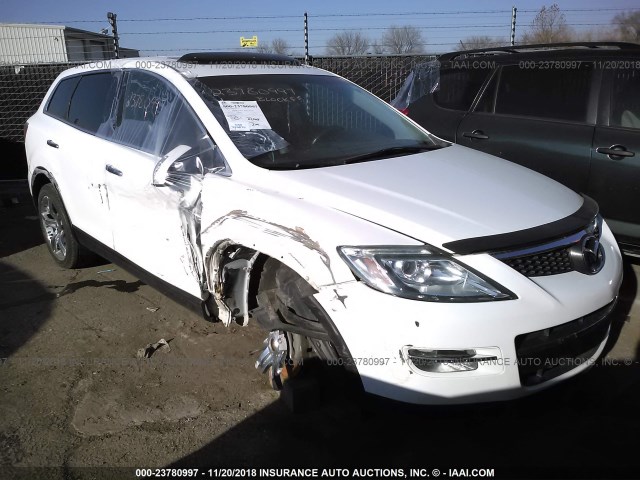 JM3TB28A180163811 - 2008 MAZDA CX-9 WHITE photo 1