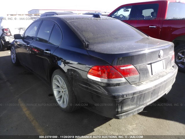 WBAHL83516DT05716 - 2006 BMW 750 I BLACK photo 3