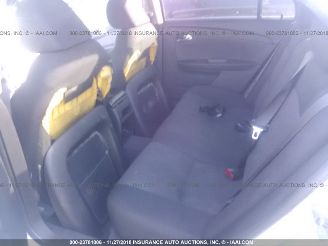 1G1ZC5EB5AF168844 - 2010 CHEVROLET MALIBU 1LT SILVER photo 8