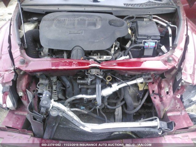 3GNCA13B29S563755 - 2009 CHEVROLET HHR LS RED photo 10