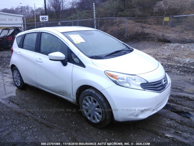 3N1CE2CPXFL414744 - 2015 NISSAN VERSA NOTE S/S PLUS/SV/SL/SR WHITE photo 1