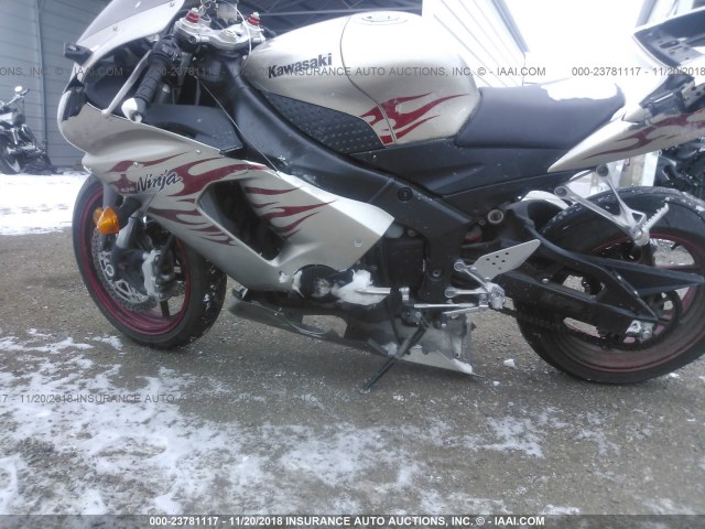 JKBZXJD136A004421 - 2006 KAWASAKI ZX636 C1 SILVER photo 9