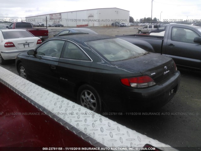 2T1CF22P1XC245357 - 1999 TOYOTA CAMRY SOLARA SE/SLE მწვანე ფოტო 3