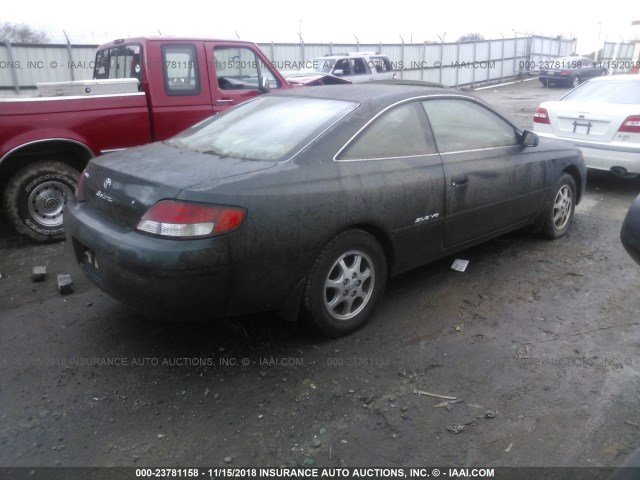 2T1CF22P1XC245357 - 1999 TOYOTA CAMRY SOLARA SE/SLE მწვანე ფოტო 4