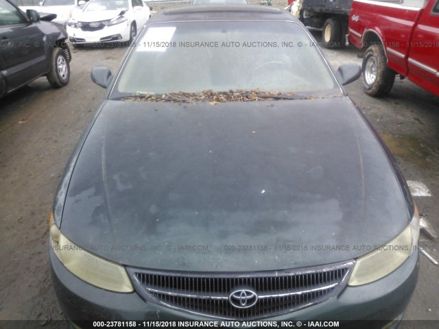 2T1CF22P1XC245357 - 1999 TOYOTA CAMRY SOLARA SE/SLE მწვანე ფოტო 6