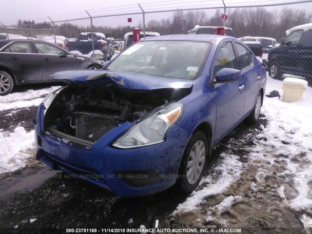 3N1CN7AP0HL870920 - 2017 NISSAN VERSA S/S PLUS/SV/SL BLUE photo 2