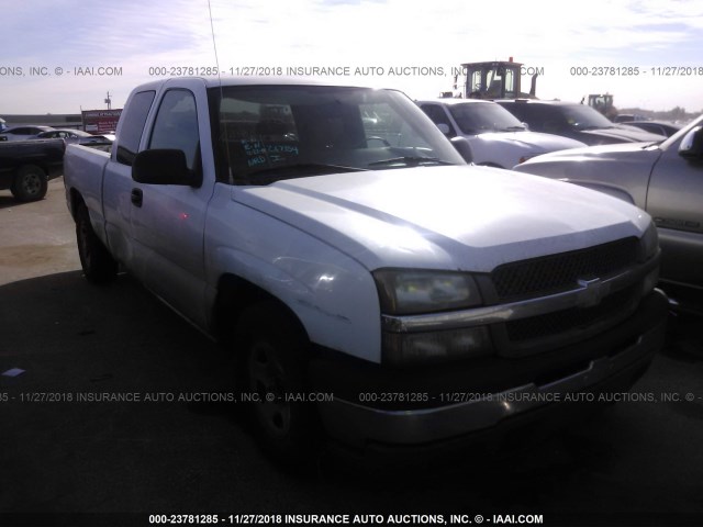 1GCEC19X24Z349410 - 2004 CHEVROLET SILVERADO C1500 WHITE photo 1