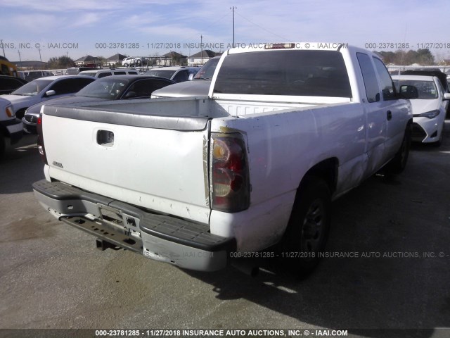 1GCEC19X24Z349410 - 2004 CHEVROLET SILVERADO C1500 WHITE photo 4